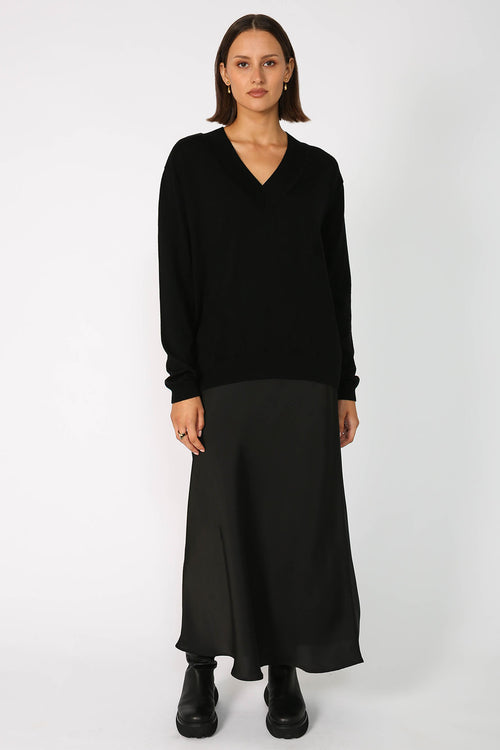 tune sweater / black