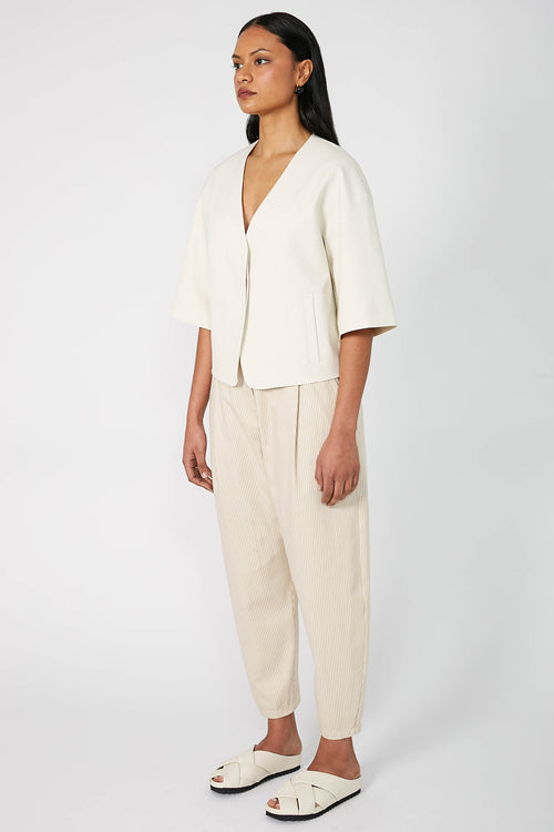 allay jacket / ecru marle
