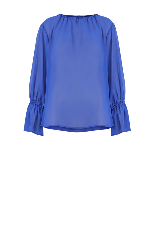brilliance top / capri blue