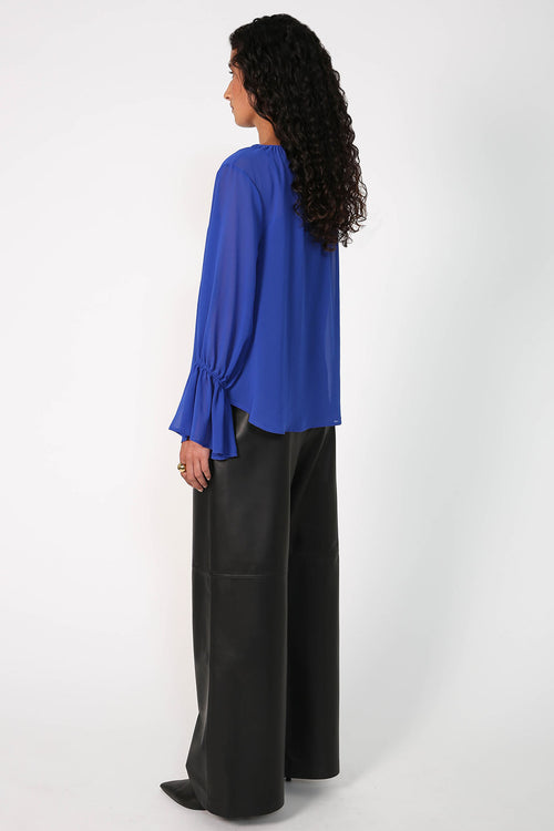 brilliance top / capri blue