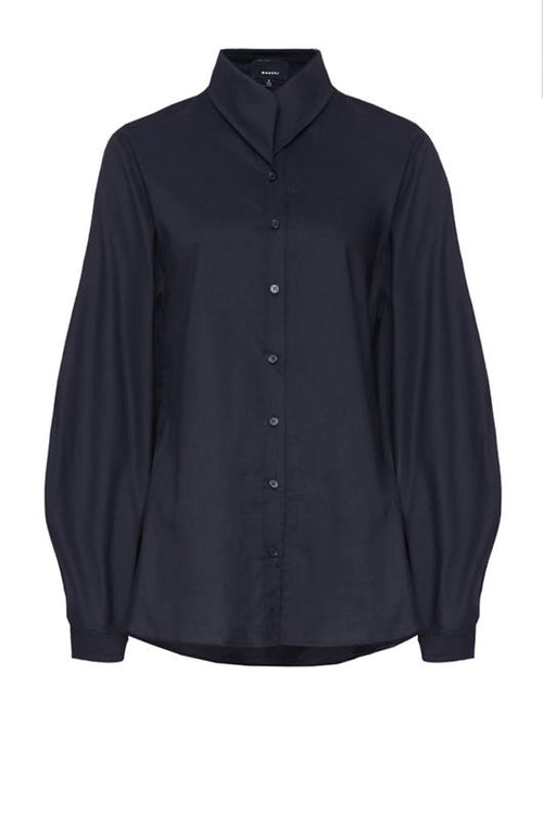 origami shirt / dark navy
