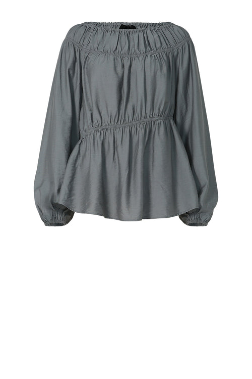 cased top / smoked blue