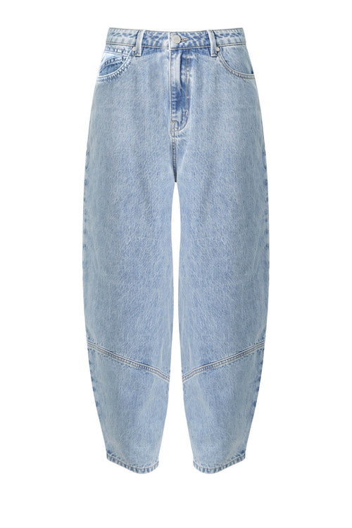 furthered jean / washed indigo blue