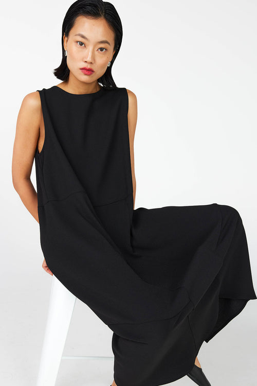 embered dress / black