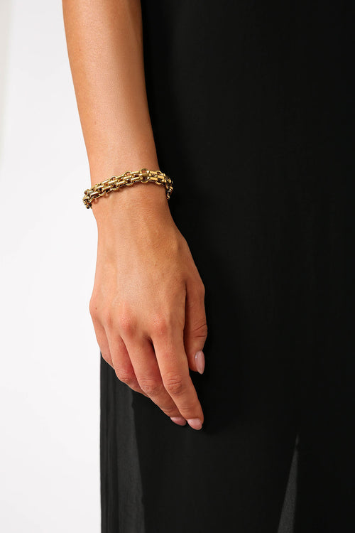 entwine bracelet / gold