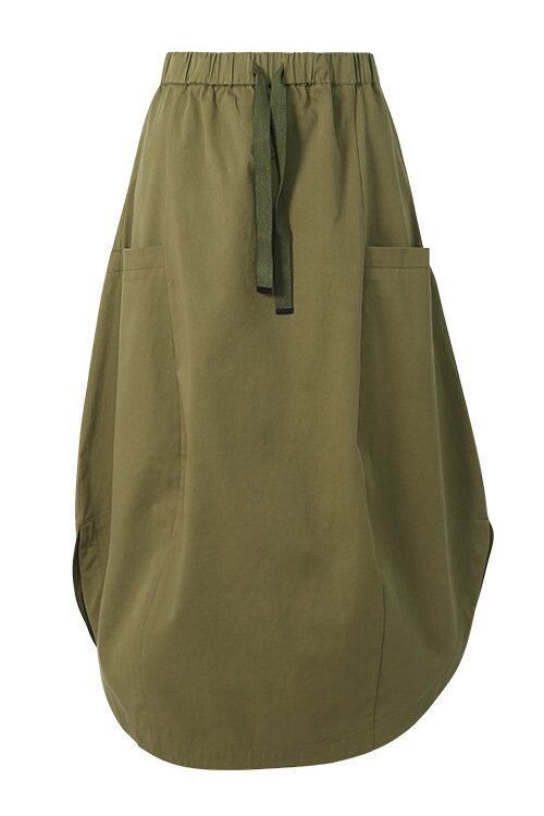 encase skirt / khaki