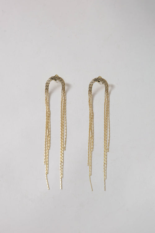 fall earring / gold