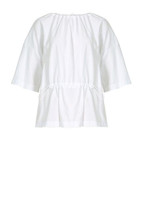 ashed tee / white