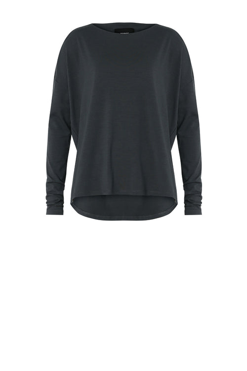 flurry top / gunmetal grey