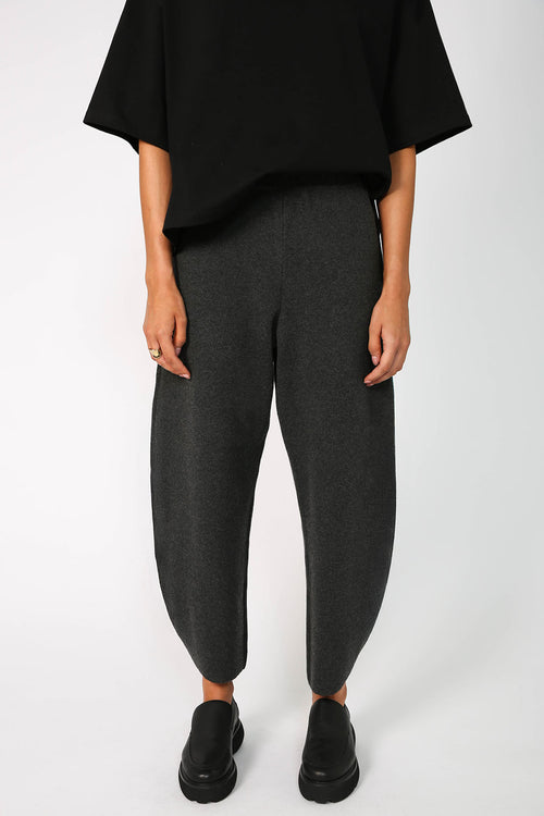 funnel pant / charcoal marle