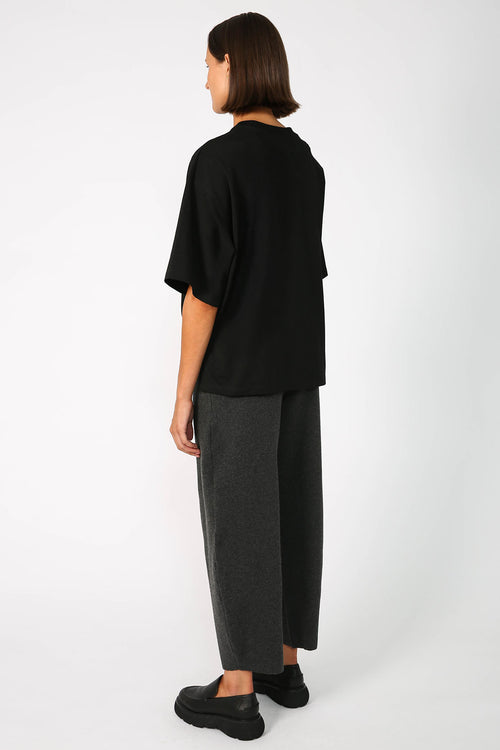 funnel pant / charcoal marle