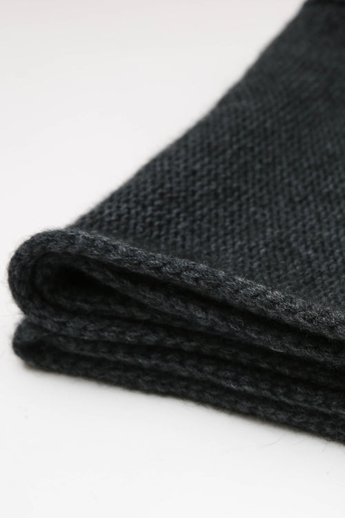 haloed scarf / charcoal marle
