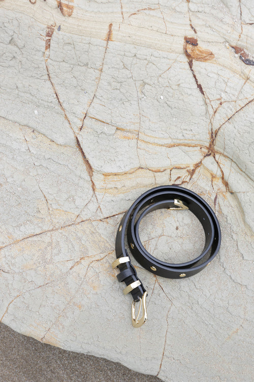 kept belt / black|gold