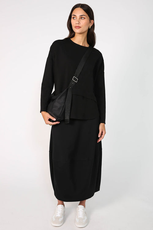 overturn top / black
