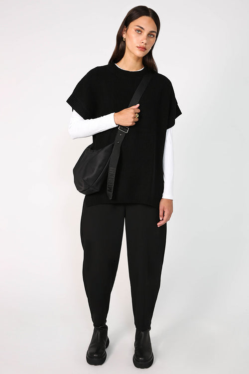 tipping pant / black