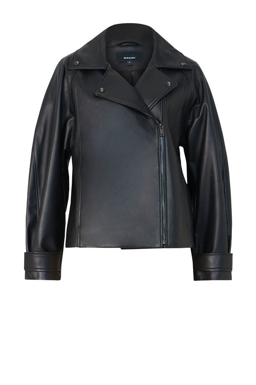 luxe moto jacket / black