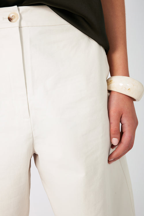 encased pant / bone