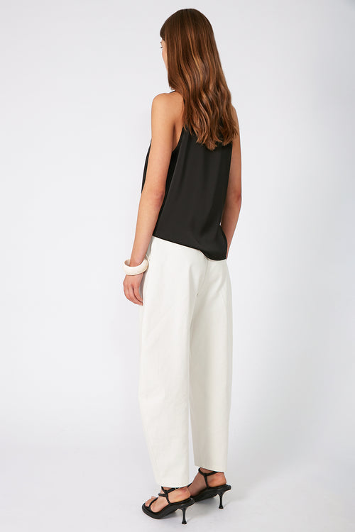 encased pant / bone