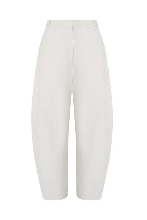 encased pant / bone