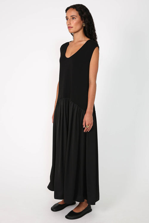 fleeting dress / black
