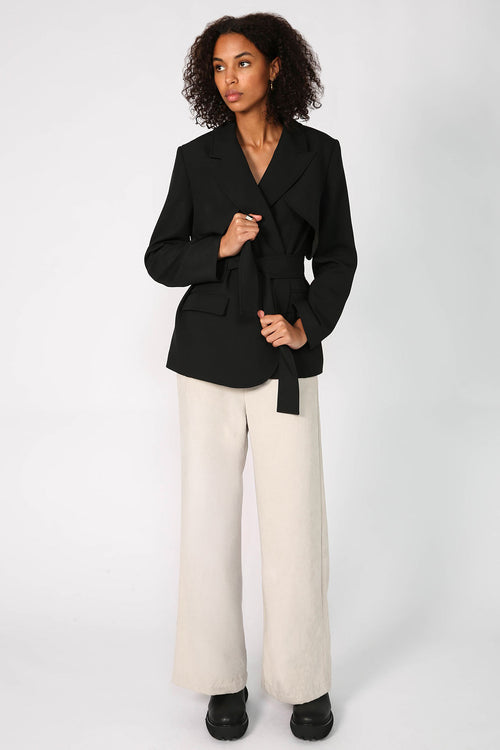 glowed pant / parchment beige