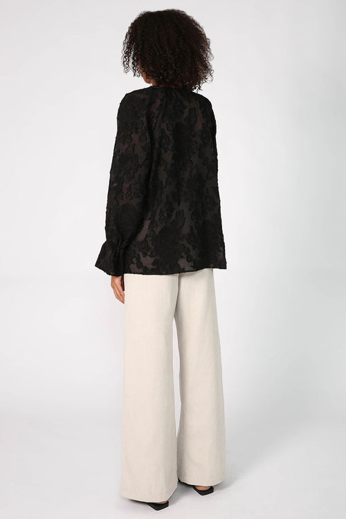glowed pant / parchment beige
