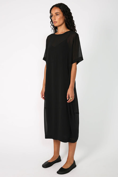 headspin dress / black