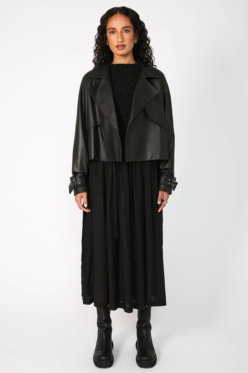 incept midi dress / black