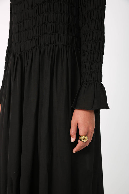incept midi dress / black