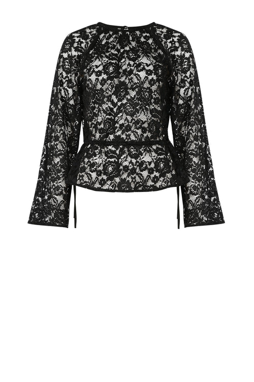 insisted top / black lace