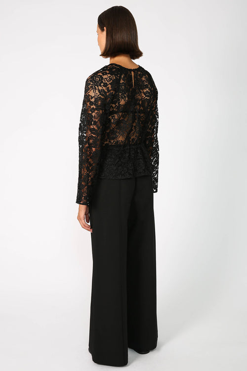 insisted top / black lace