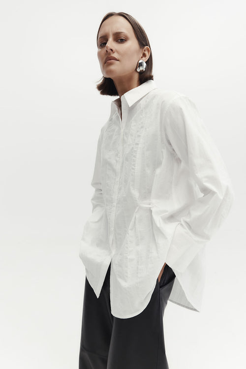 junction shirt / white
