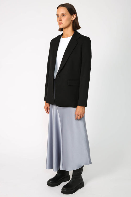 lateral skirt / smoked blue