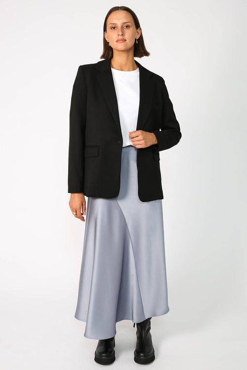 lateral skirt / smoked blue