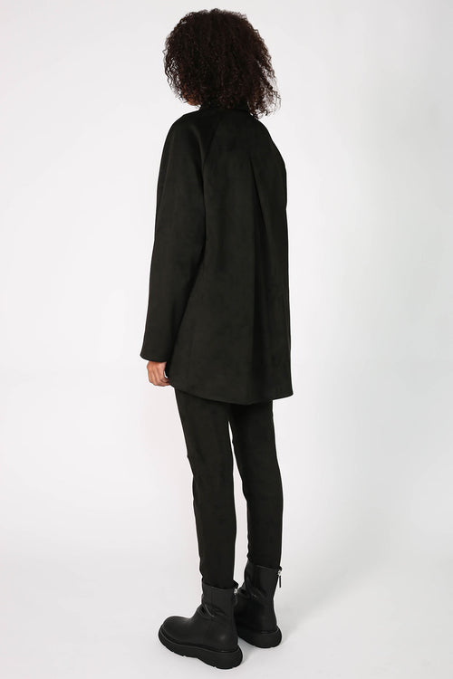 onward shacket / black