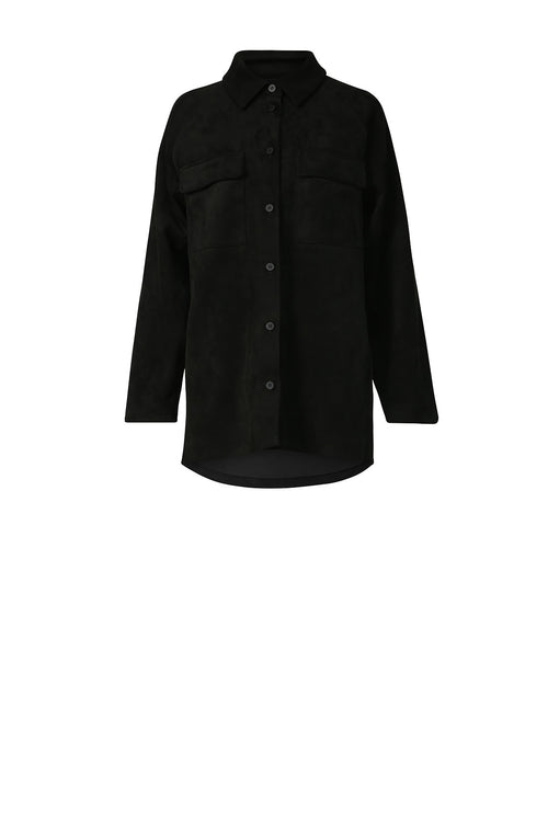 onward shacket / black