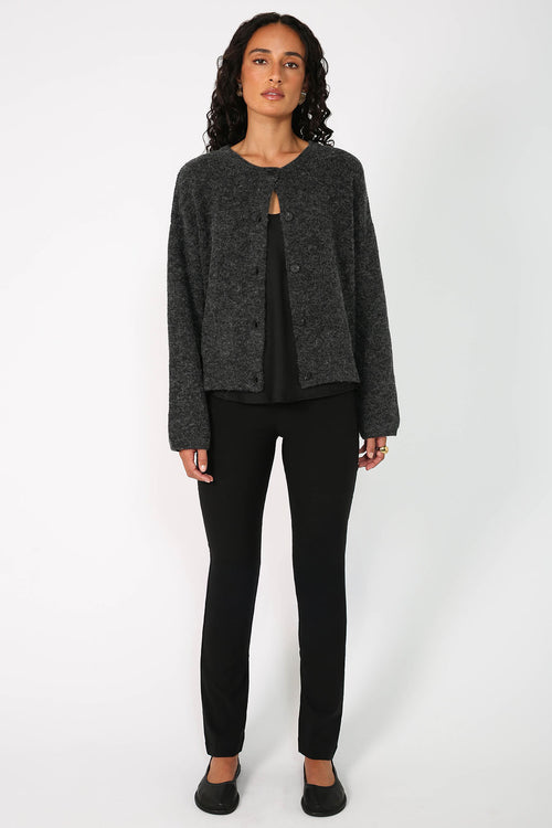 phase cardi / charcoal marle
