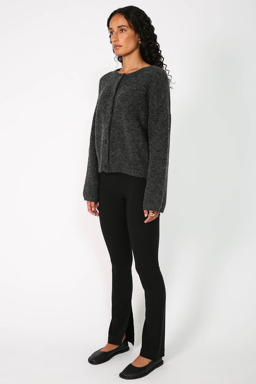 phase cardi / charcoal marle