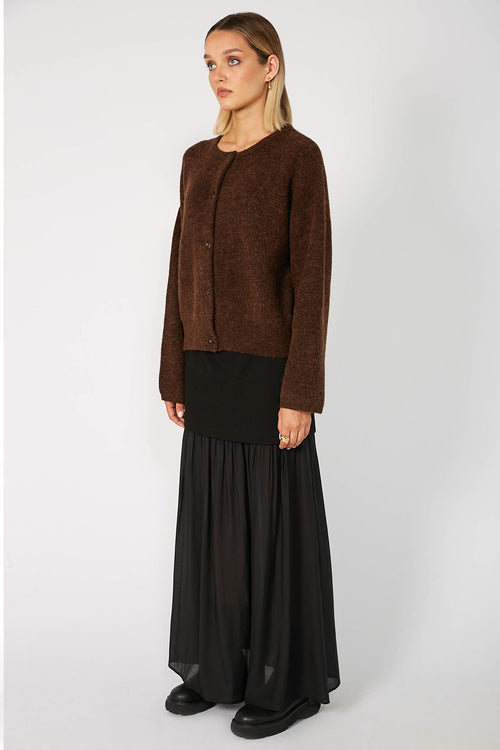phase cardi / chocolate brown