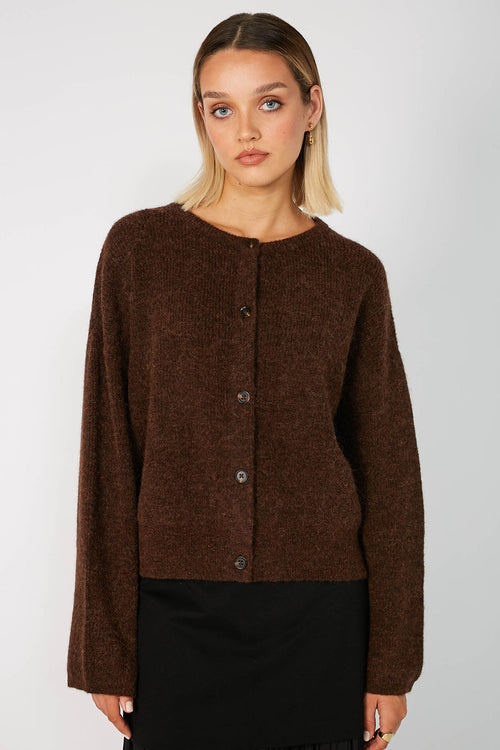 phase cardi / chocolate brown