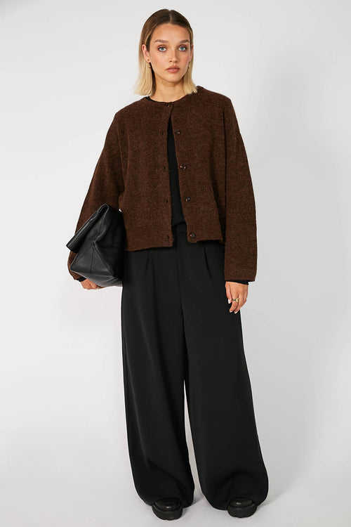 phase cardi / chocolate brown