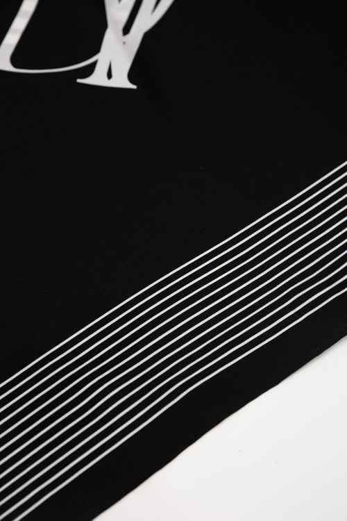pillar logo scarf / black|white
