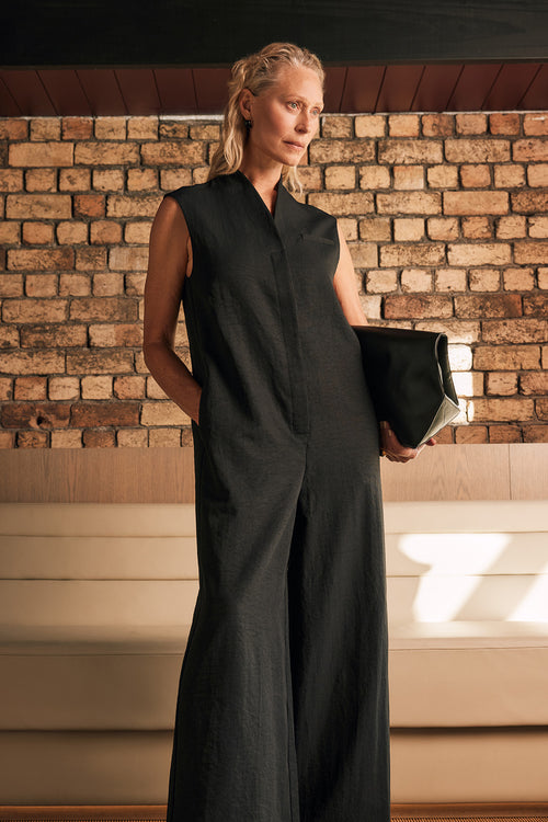 reward jumpsuit / black