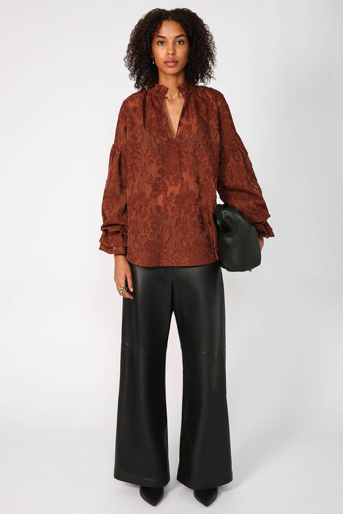 ruff shirt / bronze
