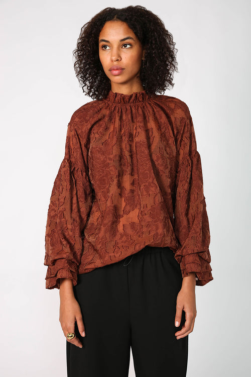 ruff shirt / bronze