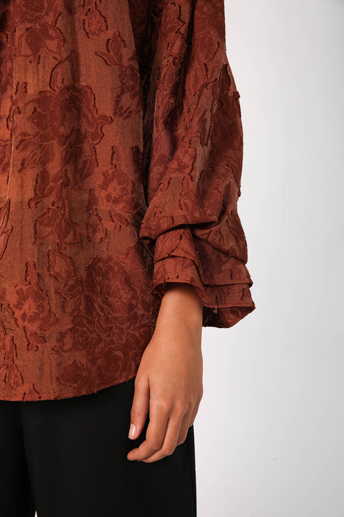 ruff shirt / bronze