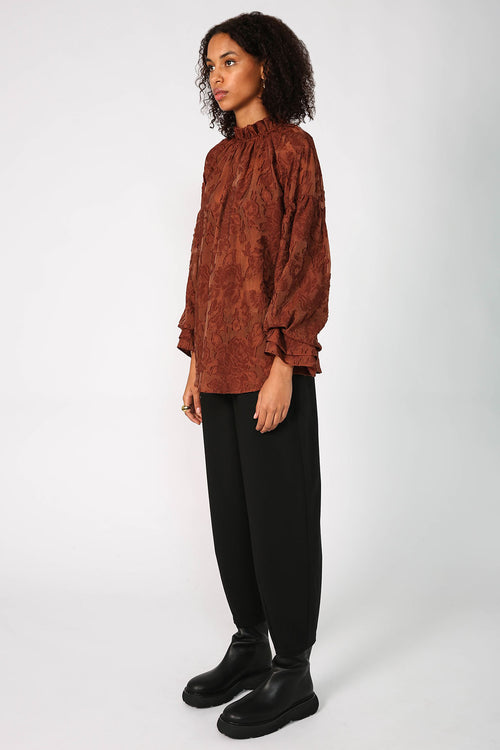 ruff shirt / bronze