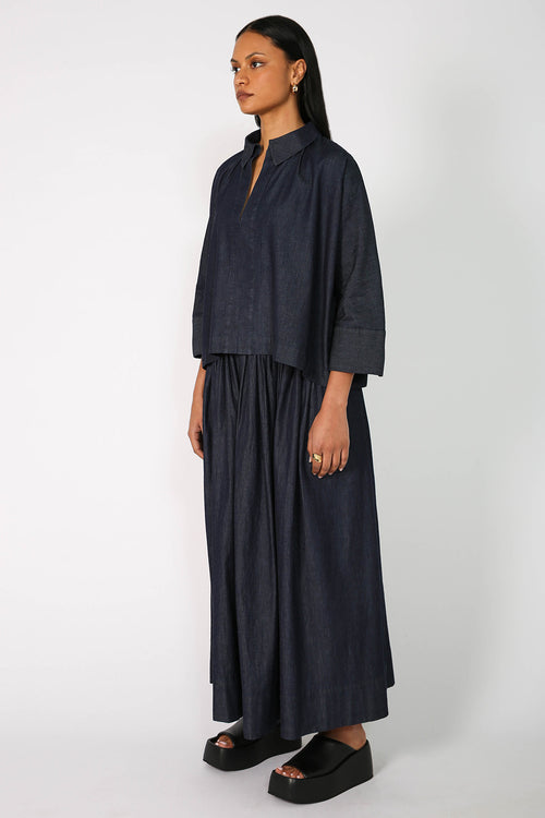 scarp top / dark indigo