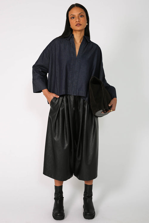scarp top / dark indigo
