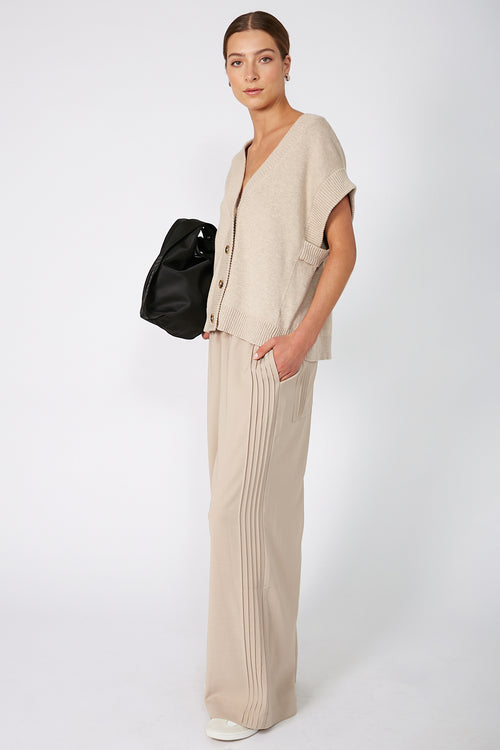 sear pintuck pant / sand